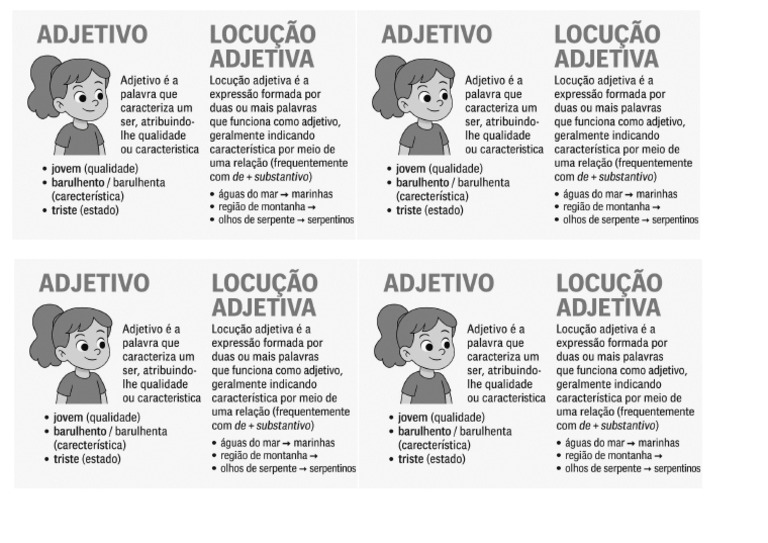 Explicação (Adjetivo e Locução Adjetiva) | PDF