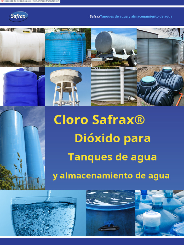 Safrax Chlorine Dioxide Clo2 Water Tanks Storage by Steve Dan 2024.en ...