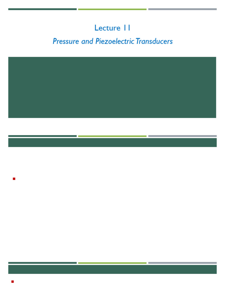 Piezoelectric Transducers Explained | PDF | Piezoelectricity ...