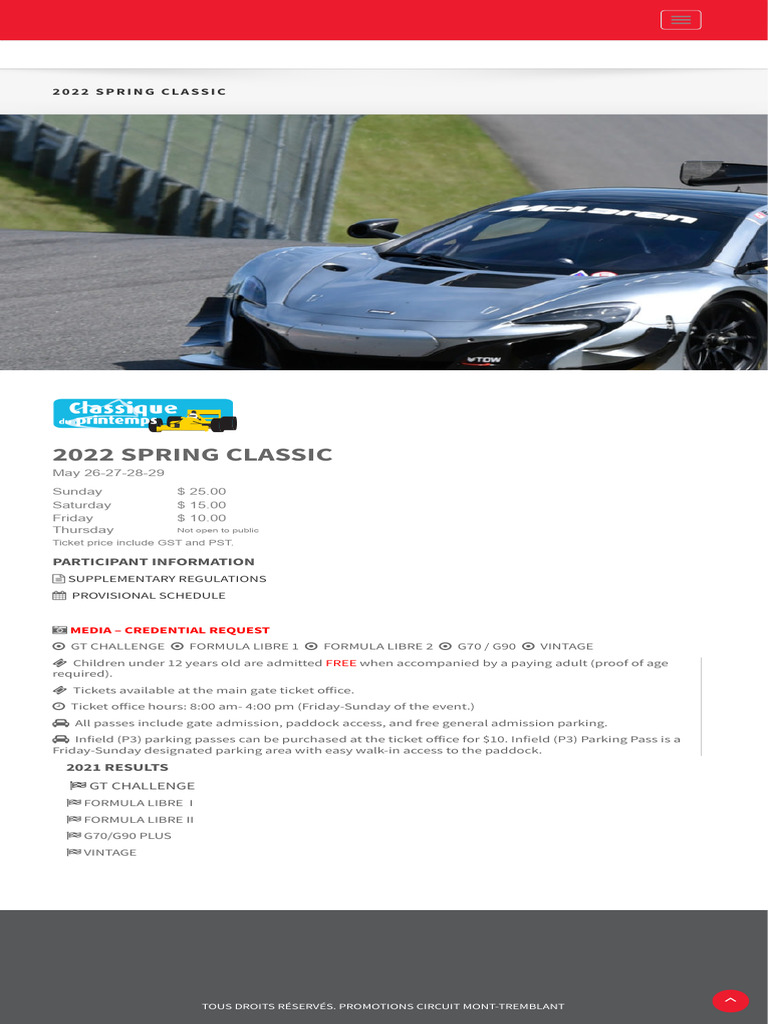 2022 Spring Classic | PDF