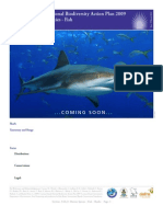 Cayman Islands National Biodiversity Action Plan 2009 3.M.2.1 Marine Species - Fish Sharks