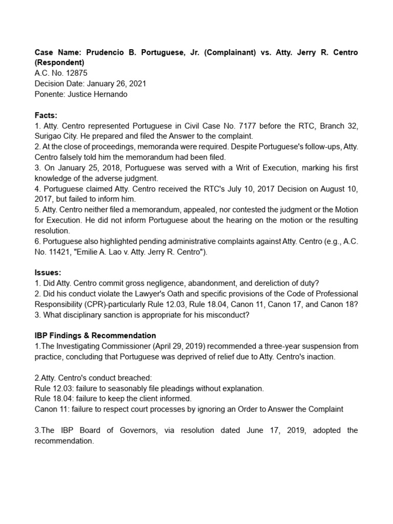 Disciplinary Actions Against Lawyers and Judges | PDF | Disbarment ...