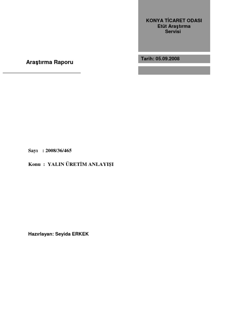 Yalin Uretim | PDF