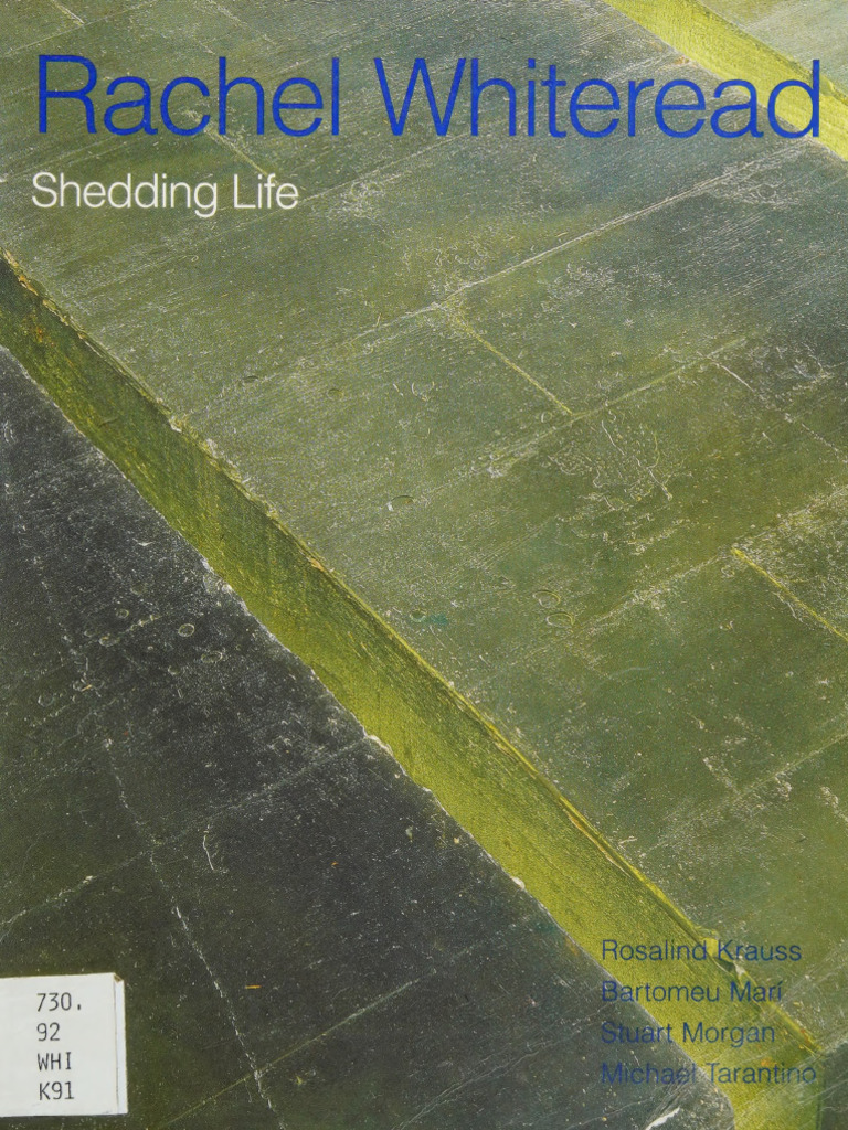 Rachel Whiteread - F - Bradley - December 6, 1996 - Tate Publishing ...