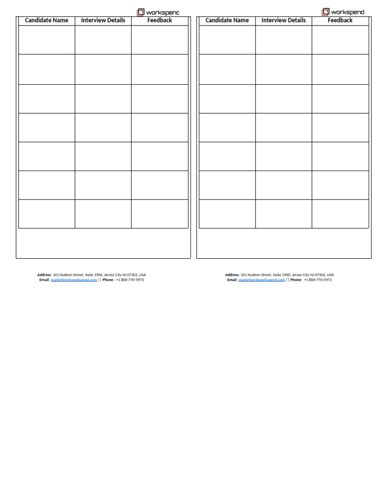 Candidate Interview Feedback Summary | PDF