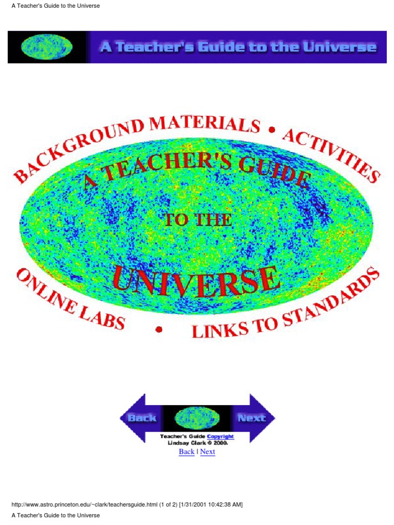 NASA Teachers Guide to the Universe | Astronomy | Science