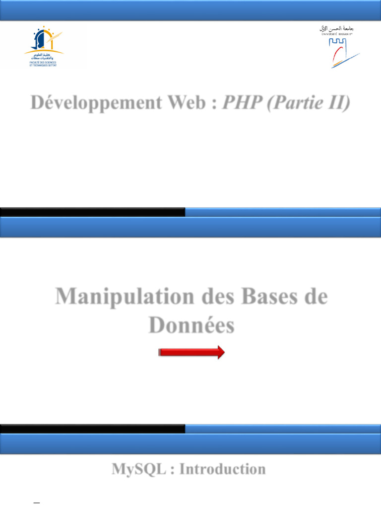 PHP et MySQL : Manipulations de Bases de Données | PDF | Cookie ...
