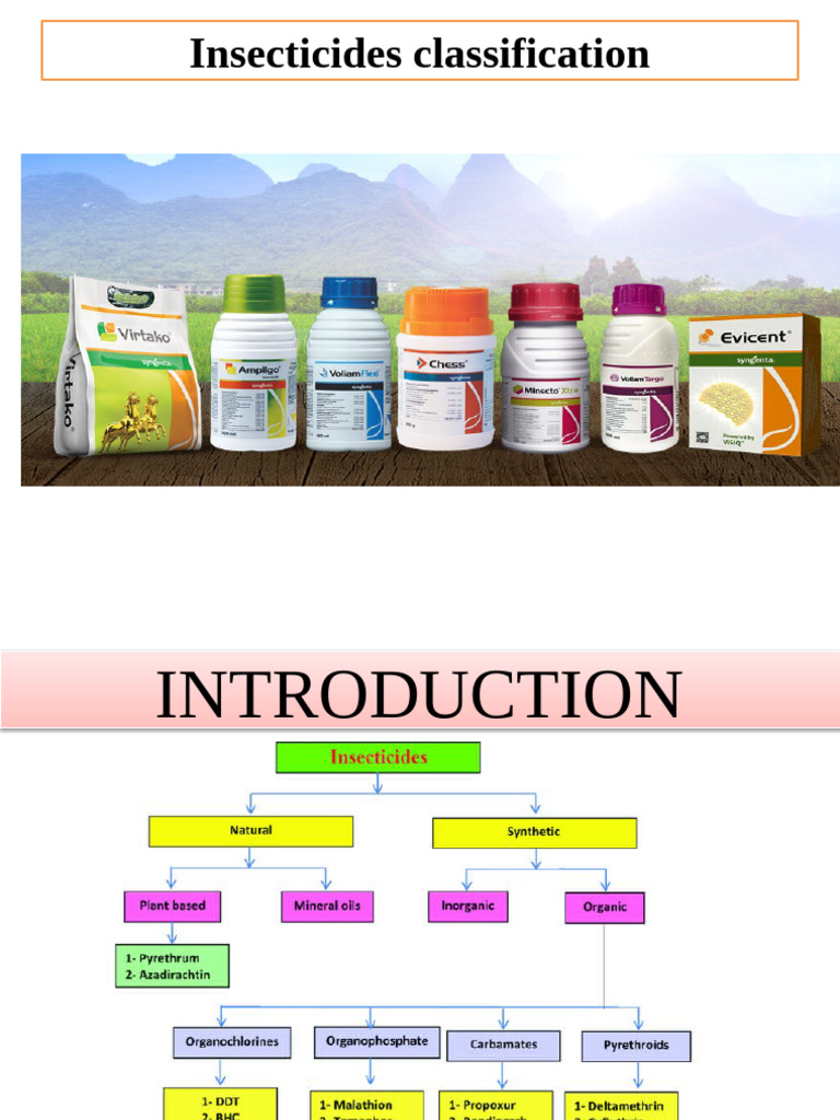Insecticide Classification Overview | PDF | Insecticide | Agricultural ...