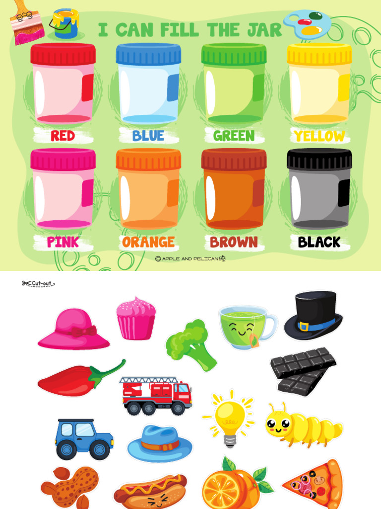 A4 Toddler Color Sorting | PDF