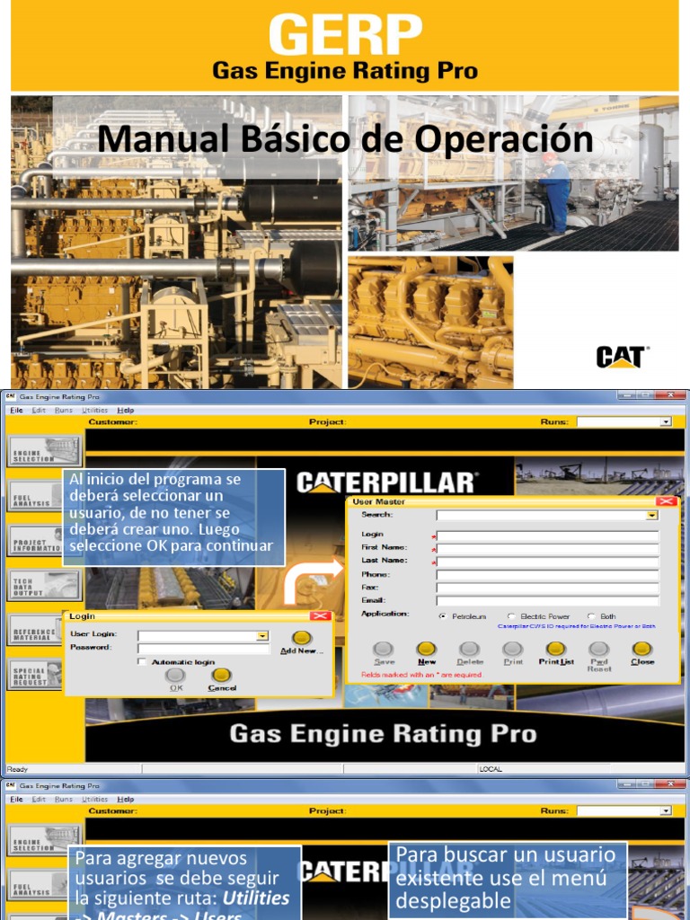 Manual de Gas Engine Rating Pro | PDF | Archivo de computadora | Point ...