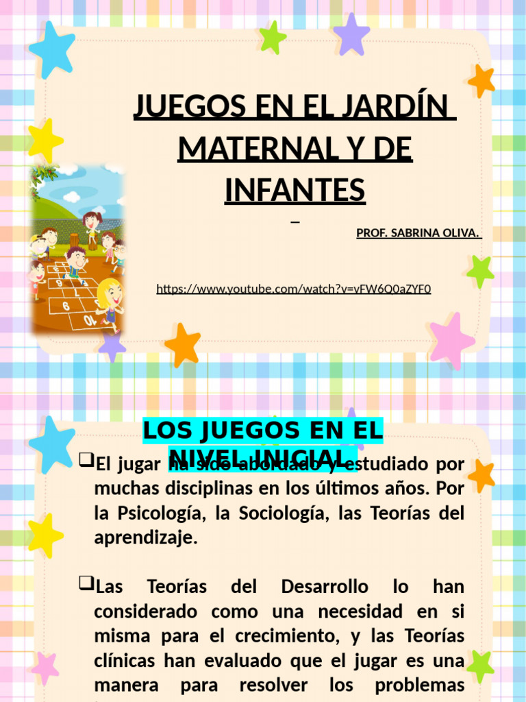 Tema-El Juego en Nivel Inicial | PDF | Educación de la primera infancia ...