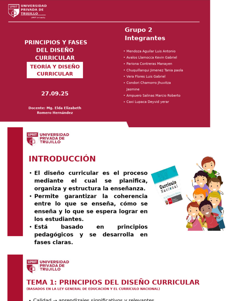 Diseño Curricular: Principios y Fases | PDF | Plan de estudios | Evaluación