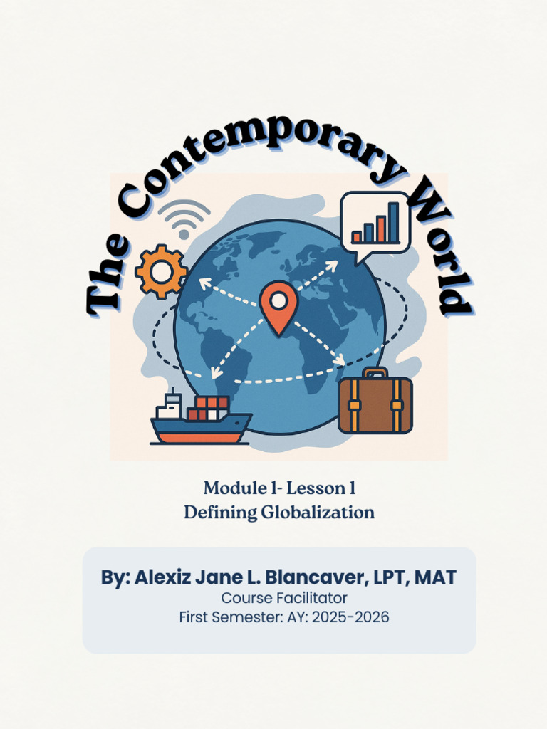 Understanding Globalization: Module 1 | PDF | Globalization ...