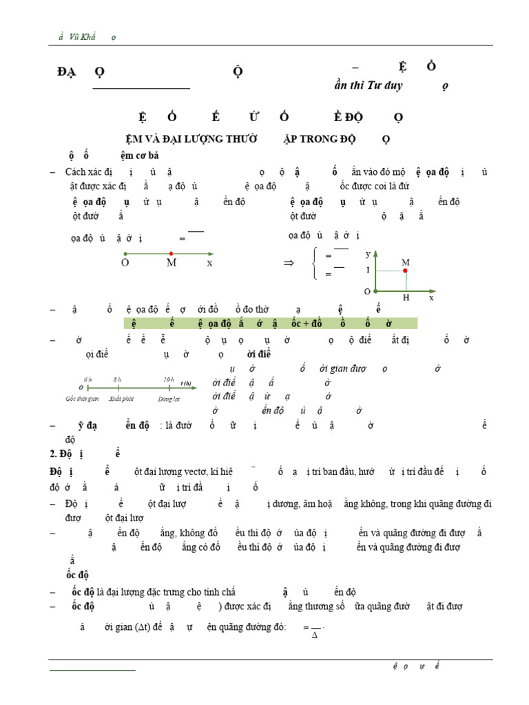 Chu de 1 - Dong Hoc | PDF