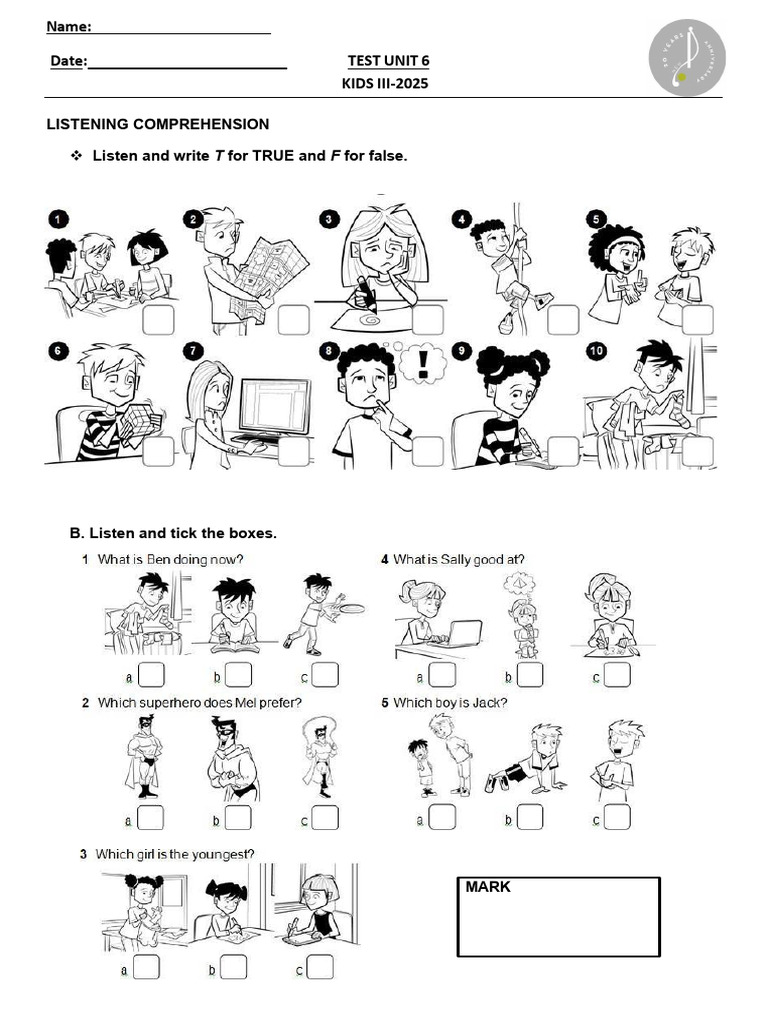 Test Unit 6 -2025 Lista | PDF | Chess | Chess Theory