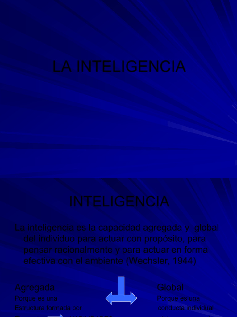Evaluación de la Inteligencia Global | PDF | Inteligencia | Cociente de ...