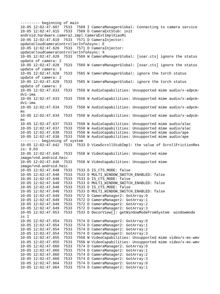Log Cat 1759654967567 | PDF | Computer Engineering | Computing