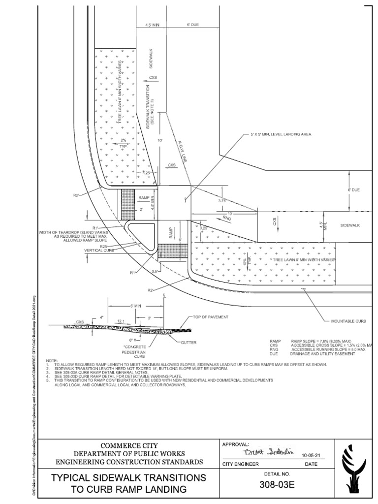 Ramp Detail 30803e 1115 | PDF