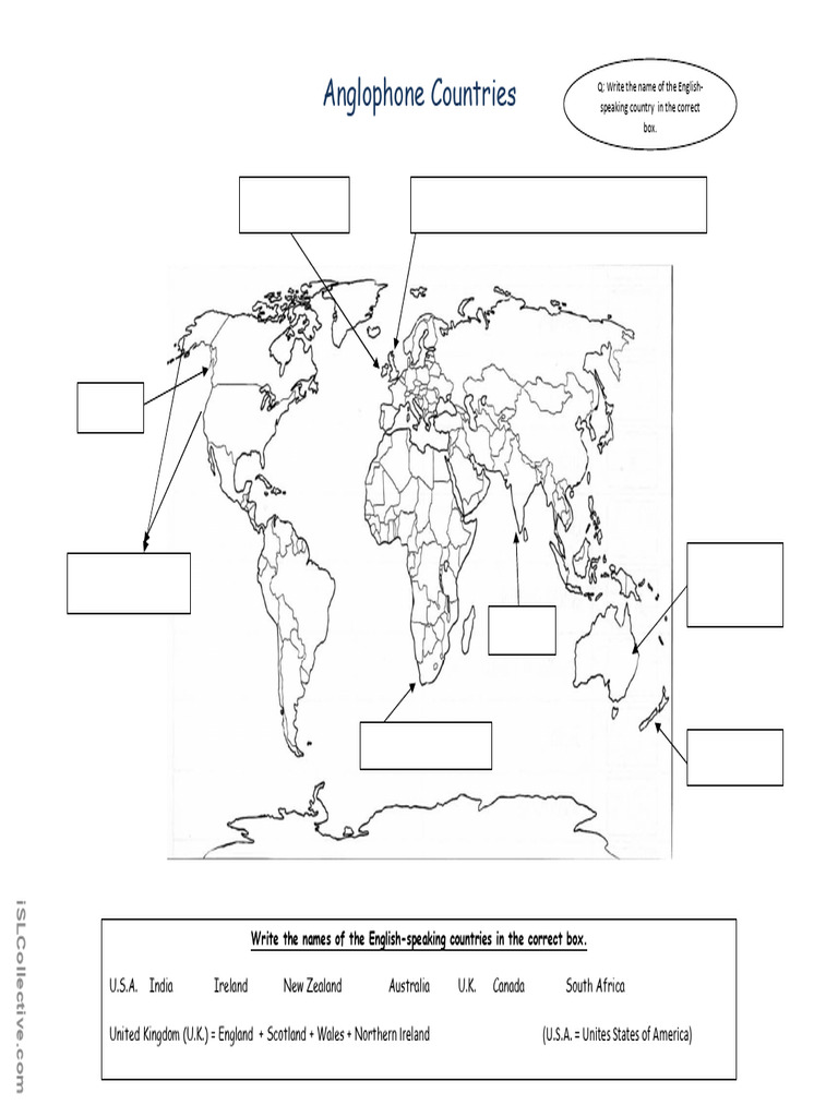 Anglophone Countries List | PDF