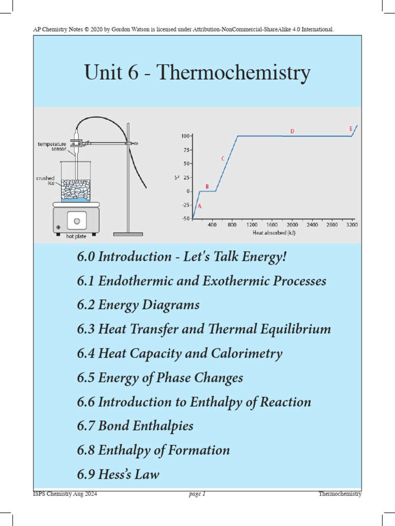 AP Chemistry: Thermochemistry Overview | PDF | Heat | Temperature