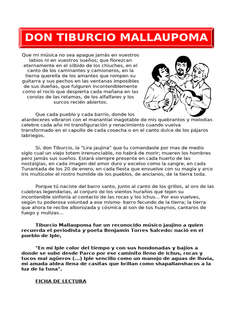 5TO Don Tiburcio Mallaupoma | PDF
