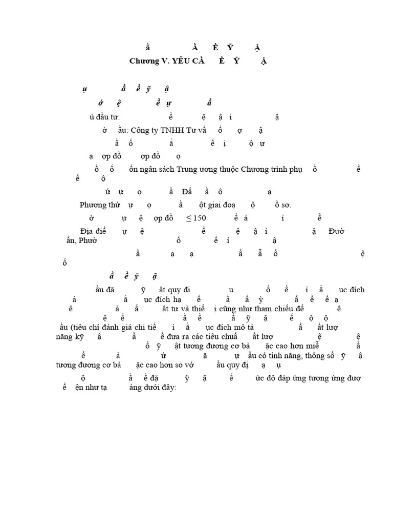 Chuong V Yeu Cau Ky Thuat S A M C 13 (Năm) | PDF
