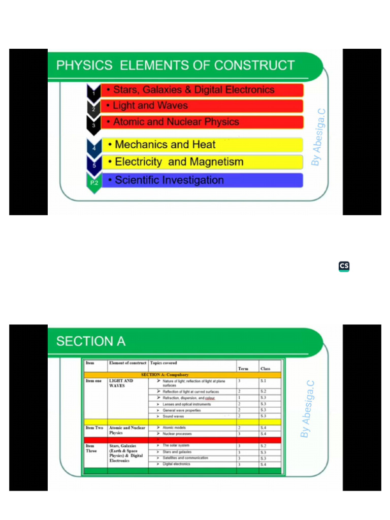 Phy Element of Construct 535 Paper 1 10-01-2025 20.37 | PDF