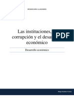 Las Instituciones, La Corrupción y El Desarrollo Económico (Desarrollo Económico)