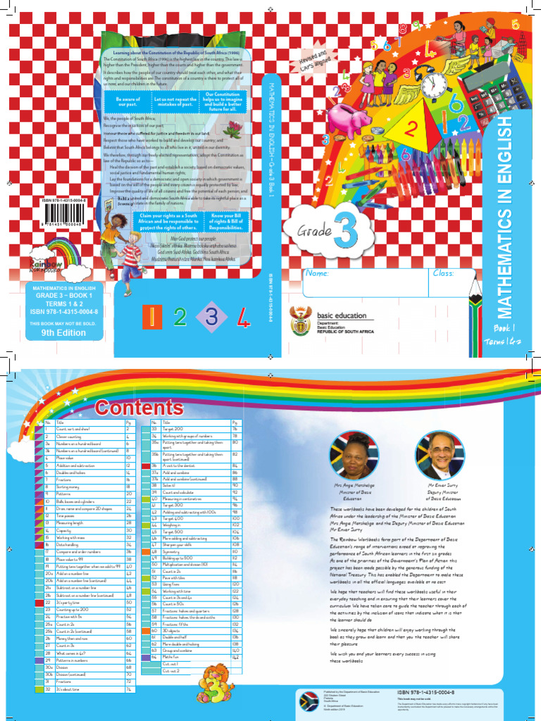 Grade 3 Mathematics Workbook Terms 1 & 2 | PDF