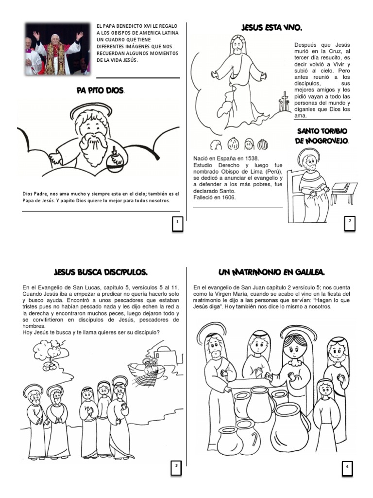 Triptico .. | PDF | María, madre de Jesús | Jesús