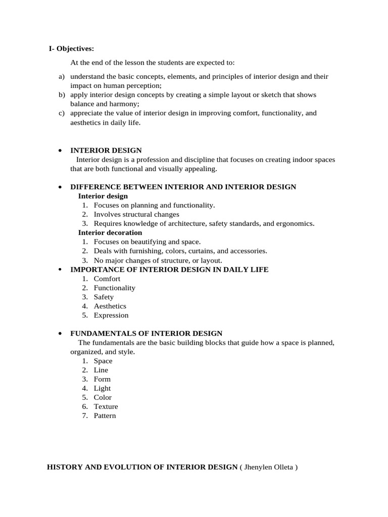 Understanding Interior Design Basics | PDF | Interior Design | Perception