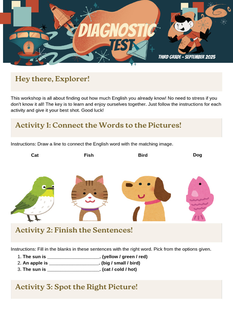 3rd Diagnostic Test PDF | PDF