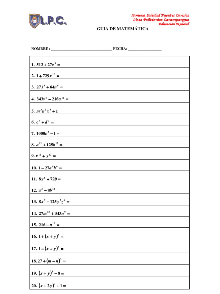 Guia 7 | PDF