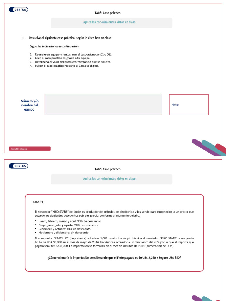S6_Actividad_TA06 | PDF | aduana | Comercio