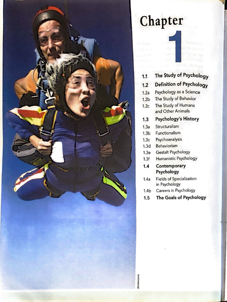 Psychology Chapter 1 | PDF