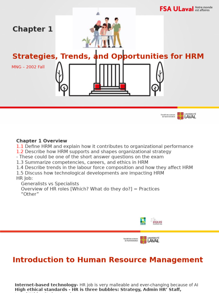 HRM Strategies and Trends Overview | PDF | Human Resource Management ...