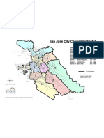 San Jose City Council Districts Map