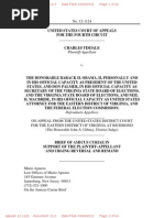 Tisdale Amicus Brief to 4th Circuit Court of Appeals FILED 3-20-12