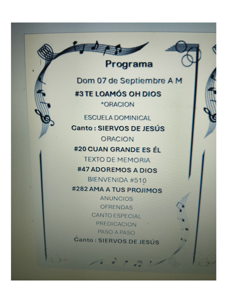 Programa 7 SEP 25 Am. | PDF