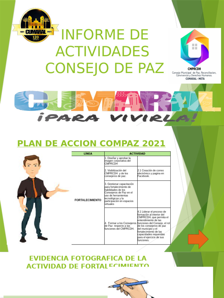 Informe de Actividades Consejo de Paz 2021 | PDF