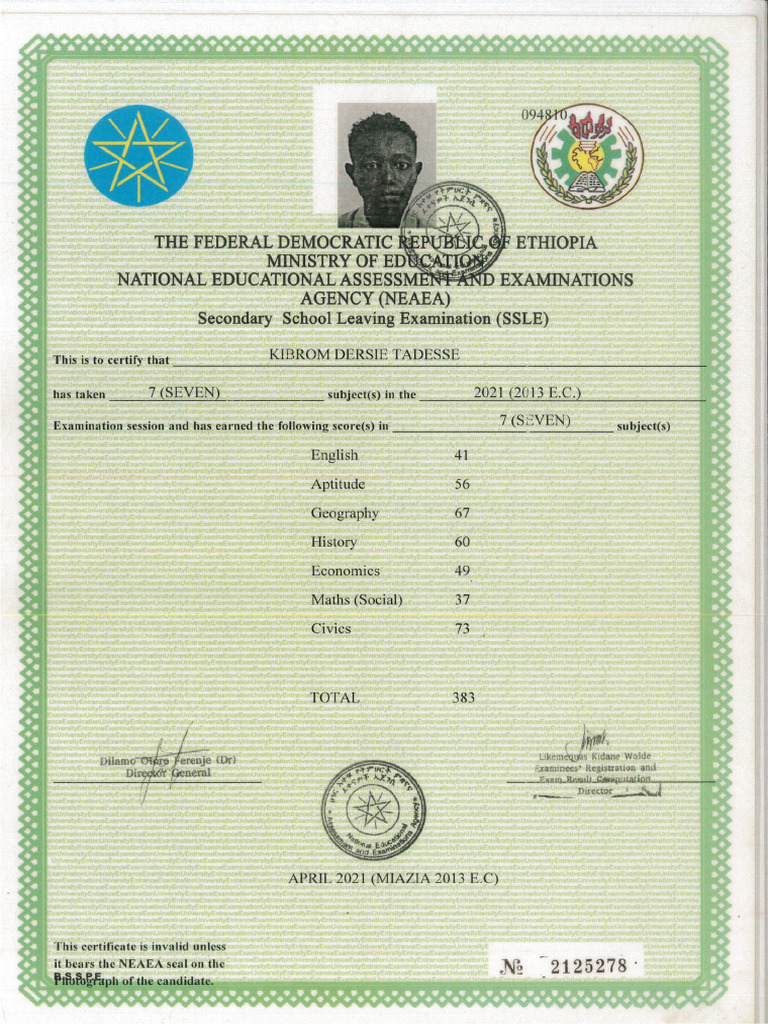 Grade 12 Result | PDF