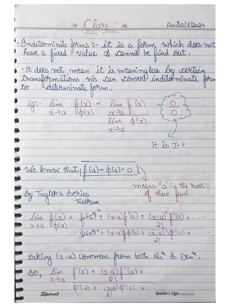 Calculius Unit 1 Complete | PDF
