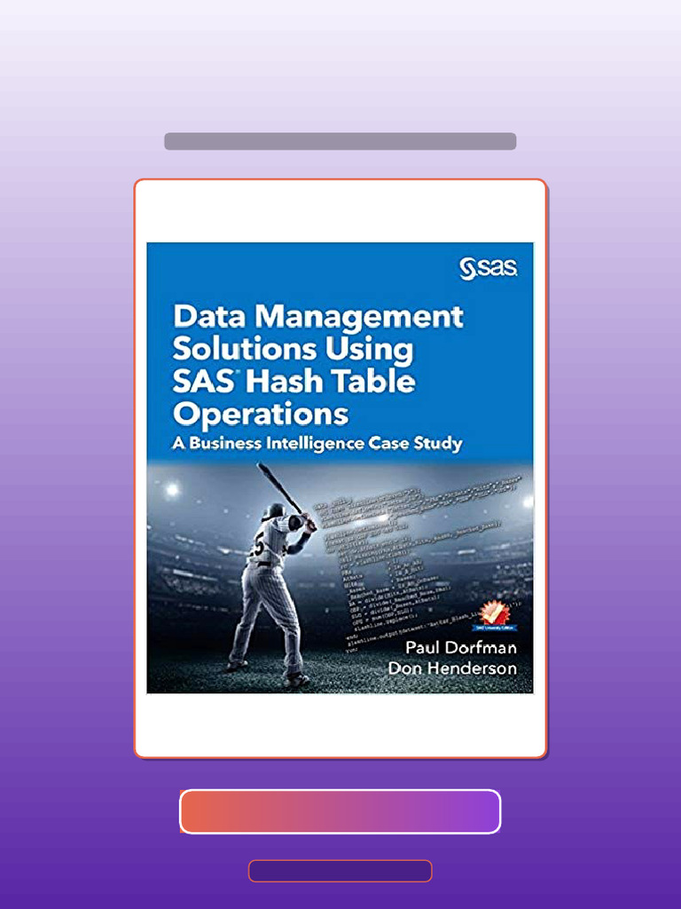 Authorized Data Management Using SAS Hash Table Operations by Paul ...