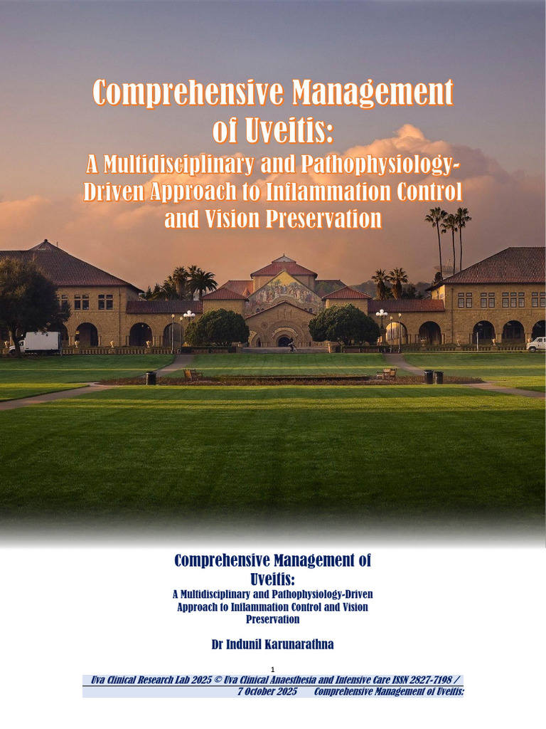 Comprehensive Uveitis Management Guide | PDF | Glaucoma | Medical ...