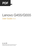 Lenovo G455G555 UserGuide V1.0
