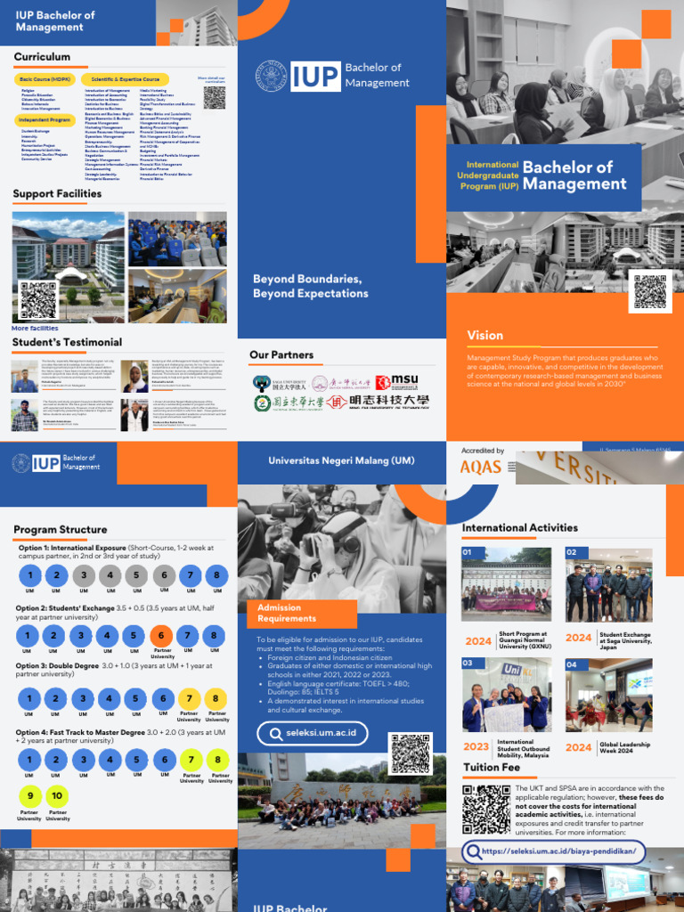 IUP Bachelor of Management Overview | PDF | Business | Entrepreneurship