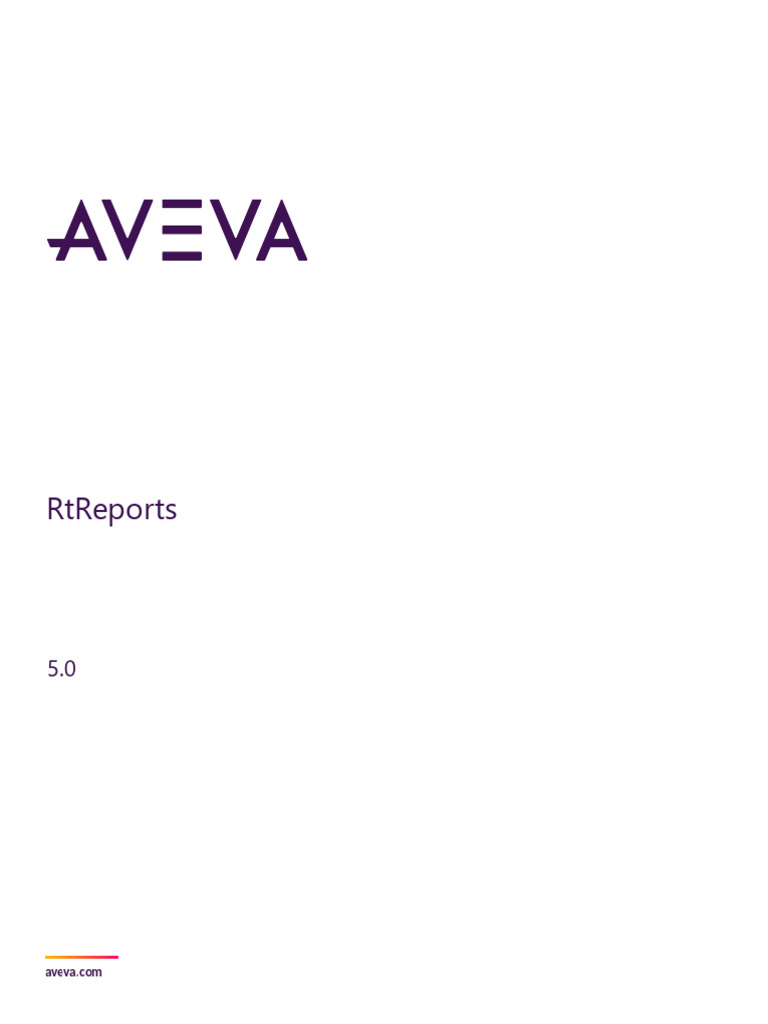 AVEVA RtReports Documentation 2023 | PDF | License | Software