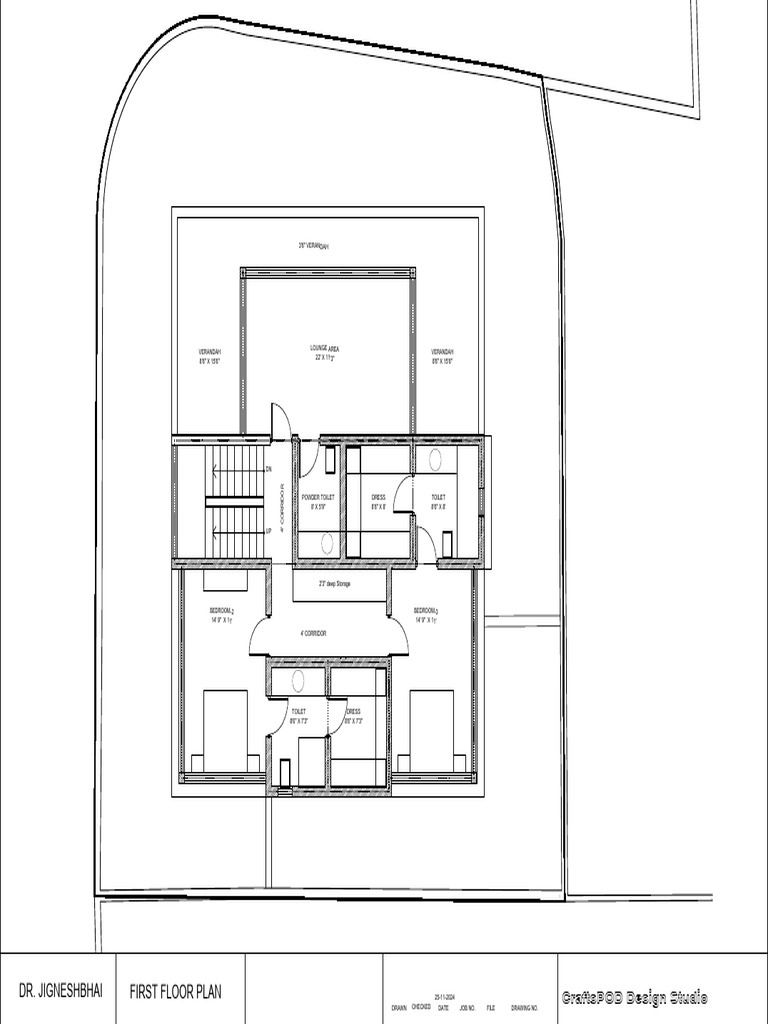 First Floor Plan with Dimensions | PDF