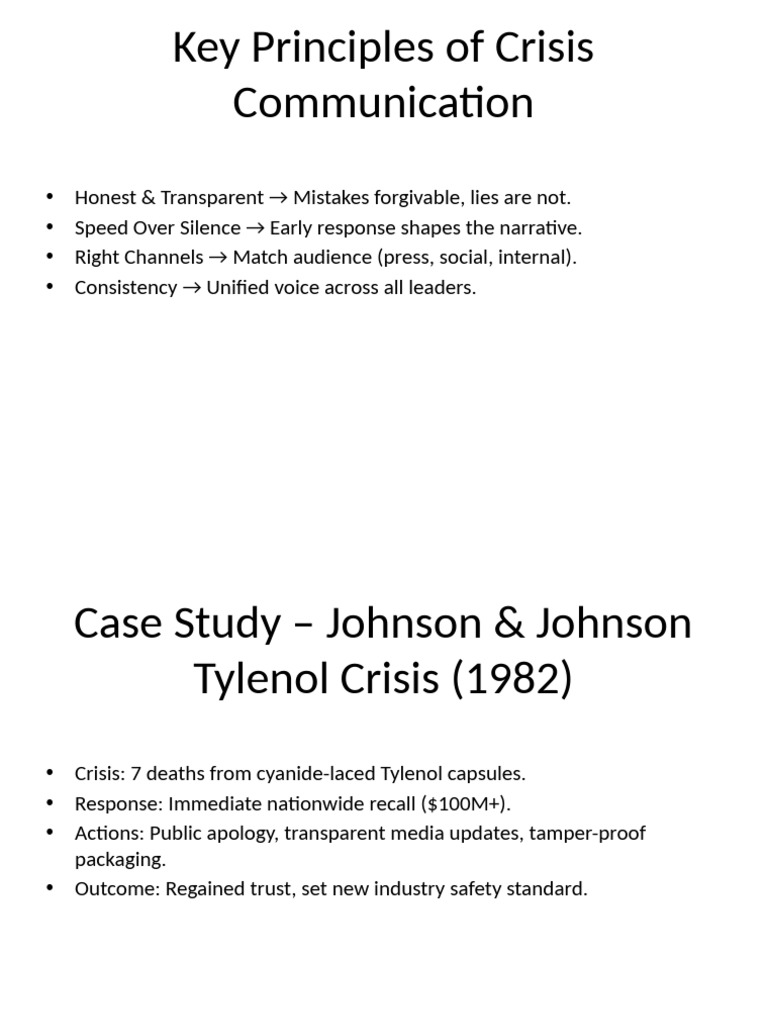Crisis Communication Best Practices | PDF