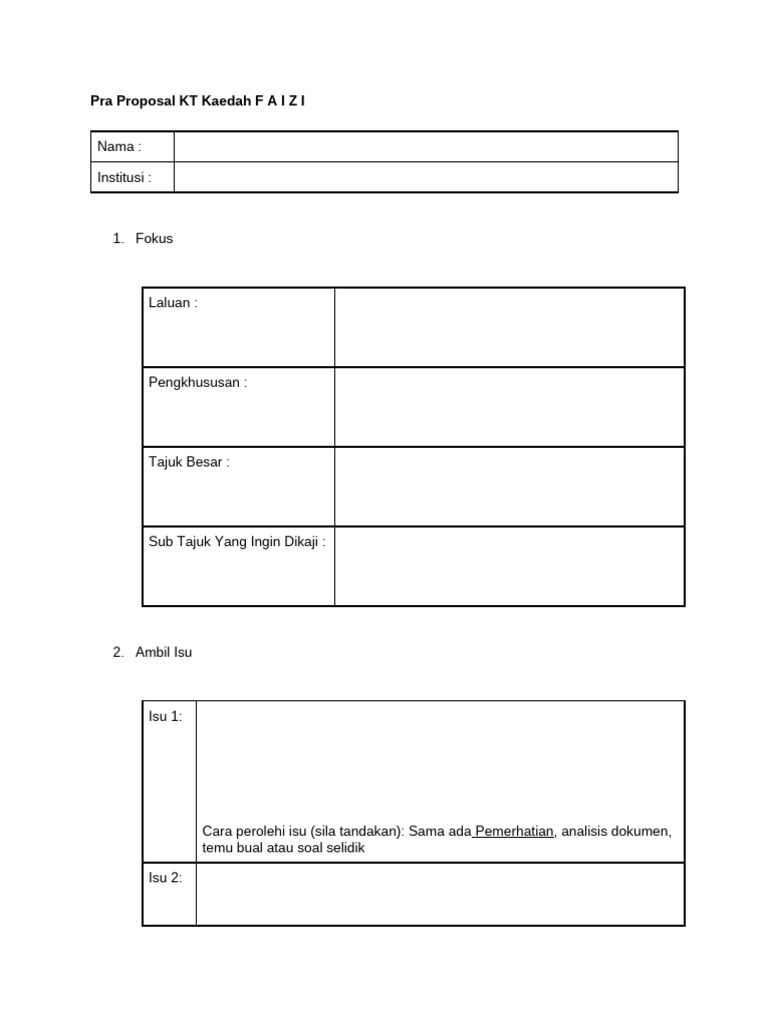 Pra Proposal | PDF